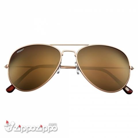 Kính Mắt Zippo Bronze Pilot Sunglasses - OB01-10