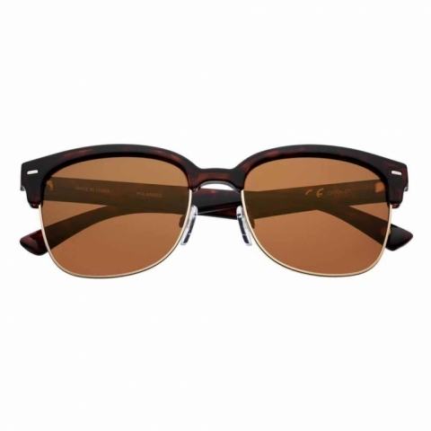 Mắt Kính Zippo Brown Polarized Semi-Rimless Sunglasses - OG04-01
