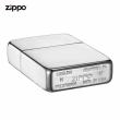 Zippo 23 - Bật lửa zippo chính hãng bạc trơn nguyên khối  phiên bản 1941