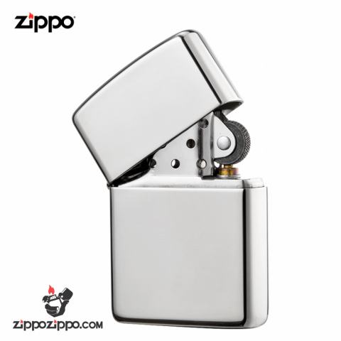 Zippo 26 - bật lửa zippo chính hãng bạc nguyên khối trơn bóng vỏ dày