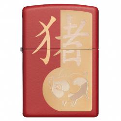 Zippo 29661 – Zippo Chinese Year of the Pig Red Matte - Mã SP: ZPC2205
