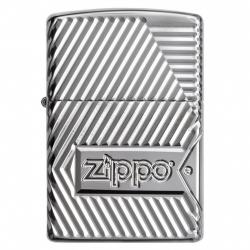 Zippo 29672 – Zippo Armor Multicut Bolts and Flame High Polish Chrome - Mã SP: ZPC2199