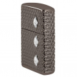 Zippo 46316 – Zippo Armor MultiCut Diamond Pattern with Crystals Black Ice