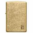 Zippo 46398 – Zippo Armor® Deep Carved Flame Tumbled Brass