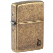 Zippo 46400 – Zippo Armor® Deep Carved Flame Antique Brass