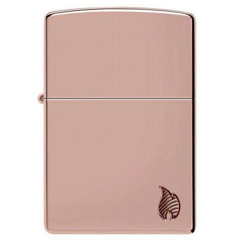 Zippo 46401 – Zippo Armor® Deep Carved Flame High Polish Rose Gold