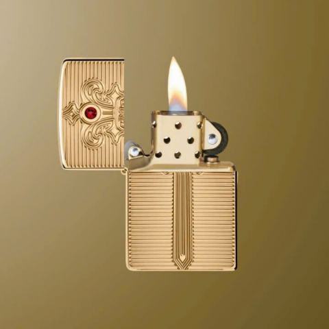 Zippo 46737 – Zippo Armor Royal Saber High Polish Brass