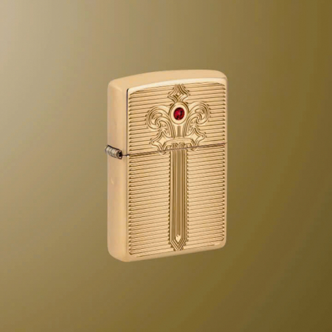 Zippo 46737 – Zippo Armor Royal Saber High Polish Brass