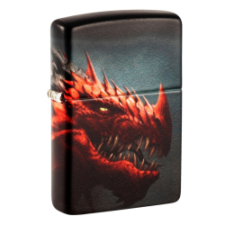 Zippo 48777 –  Zippo Rồng Đỏ Trong Đêm Trắng - Mã SP: ZPC4233