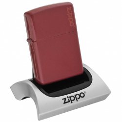 Bật Lửa Zippo Sơn Tĩnh Điện Màu Đỏ Gạch Logo Zippo- Sku 49844ZL – Zippo Red Brick Zippo Logo - Mã SP: ZPC4019