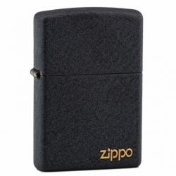 Zippo Chính Hãng Đen Sần có Logo ZP - Mã SP: ZPC0278ZL