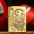 Zippo Chính Hãng Đồng Bóng  Năm Mặt Khắc Đức Phật và Phép Thuật - phiên bản vỏ mỏng