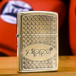 Zippo Chính Hãng Đồng Khối Khắc Logo Zippo Nổi