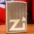 Zippo Chính Hãng Đồng Khối Khắc Logo Zippo ZI