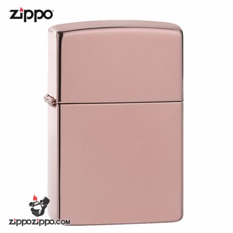 Bật Lửa Zippo Sơn Màu Vàng Hồng - SKU 49190 – Zippo High Polish Rose Gold
