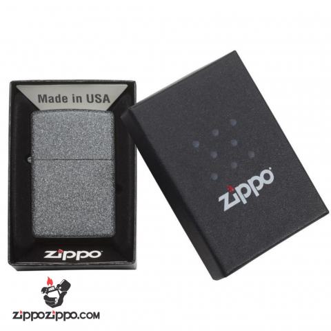 Bật Lửa Zippo Sơn Màu Xám - SKU 211 – Zippo Iron Stone