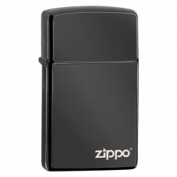 Bật Lửa Zippo Bản Nhỏ Sơn Màu Đen Đậm - Logo Zippo SKU 28123ZL – Zippo Slim Ebony With Zippo Logo - Mã SP: ZPC1277