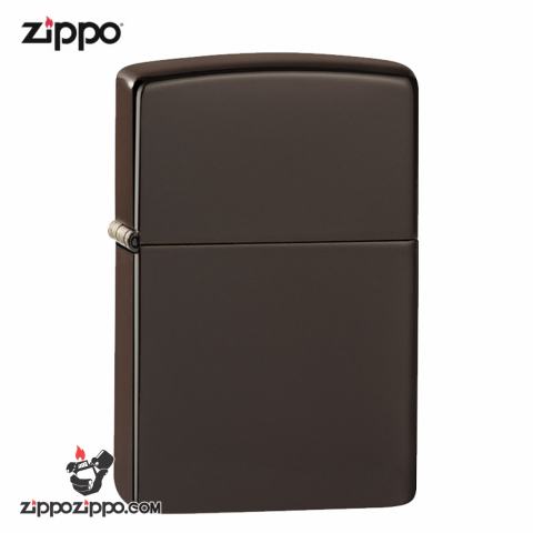 Bật Lửa Zippo Sơn Màu Nâu Hạt Dẻ - SKU 49180 – Zippo Brown