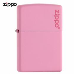 Bật Lửa Zippo Sơn Hồng - Logo Zippo SKU 238ZL – Zippo Pink Matte With Logo - Mã SP: ZPC1242