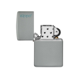 Zippo Classic Flat Grey Zippo Logo – 49452Zl