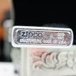 Zippo Cổ bạc xước hình bia Budweiser sản xuất 2000