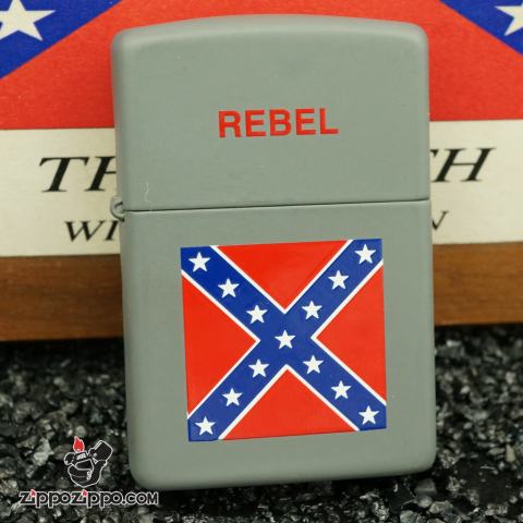 zippo cổ bộ dao - rebel mầu xám xản xuất năm 1994