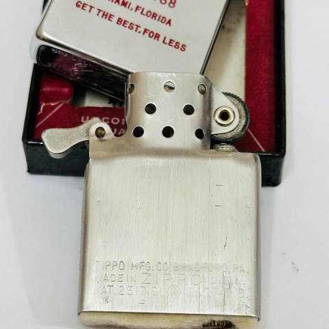 Zippo Cổ  Đời 7 Chấm Sản Xuất Năm 1956 Mới Chưa Lên Lửa