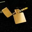 ZIPPO CỔ ĐỒNG NGUYÊN KHỐI BẢN XƯỚC MẠ VÀNG HỒNG SẢN XUẤT NĂM 1998