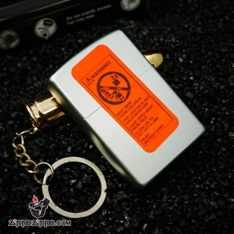 ZIPPO Cổ Mạ Chrome In Logo Kiểm Lâm NEW YORK Sản Xuất Năm 2000