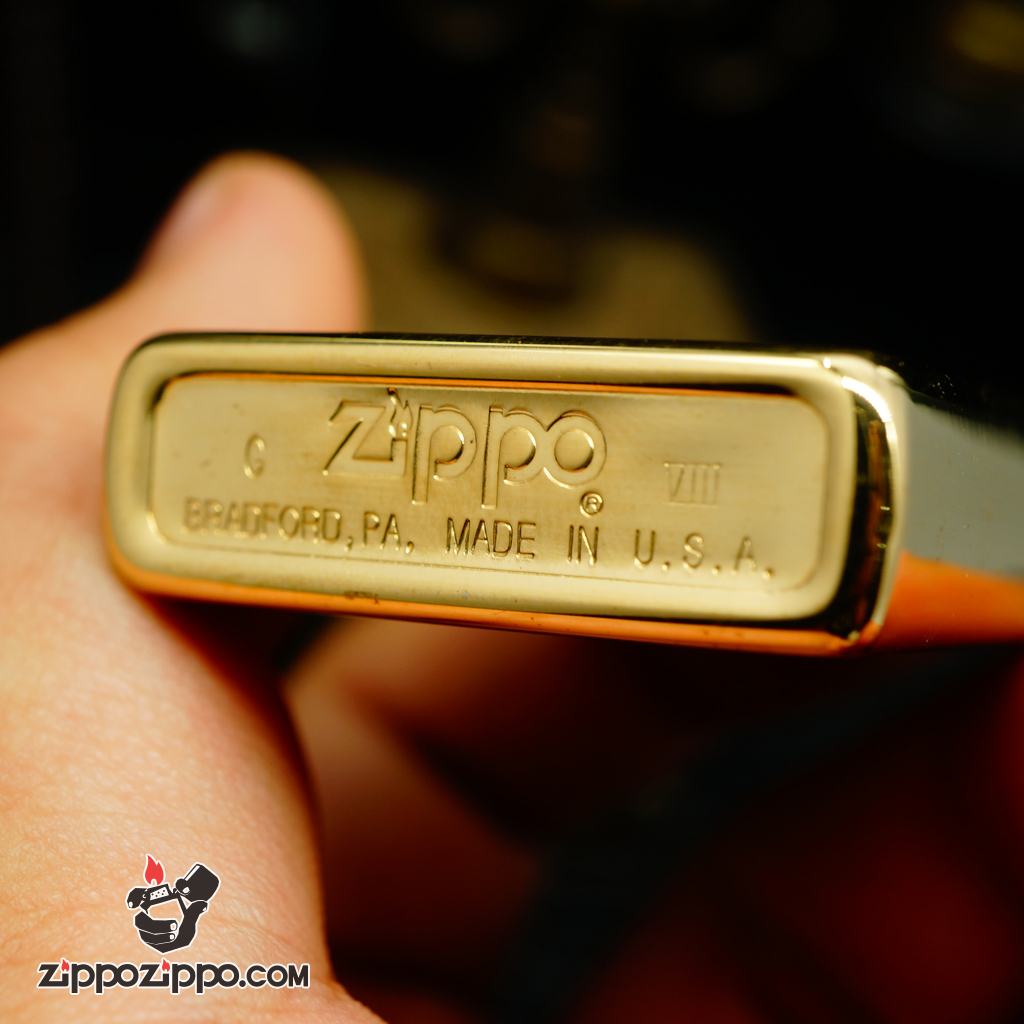 Zippo cổ mạ vàng sản xuất năm 1992