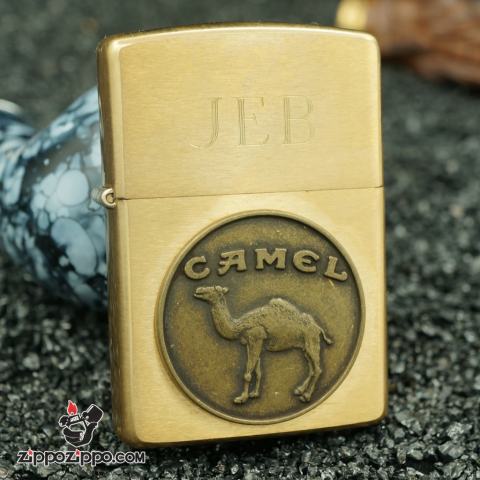 zippo cổ mầu đồng nguyên chất hình camel chu niên 1932 - 1992