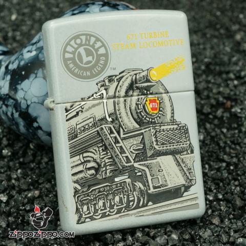 zippo cổ xe lửa xản xuất năm 1999 - lionel 671