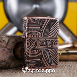 Zippo copper khắc 4 mặt 29523 - Mã SP: ZPC1397