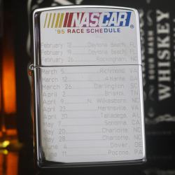 Zippo đời la mã 1995 NASCAR 95' RACE SCHE DULE - Mã SP: ZPC2271-7