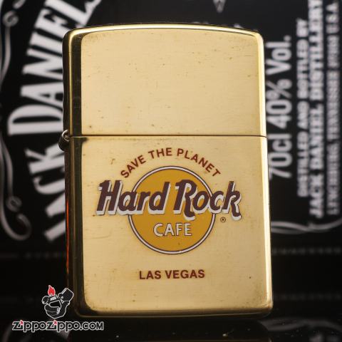 Zippo đời la mã sản xuất 1995 hard Rock Cafe