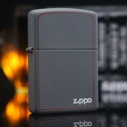 Zippo đời la mã sản xuất năm 1994 xám viền đỏ - Mã SP: ZPC2254-2