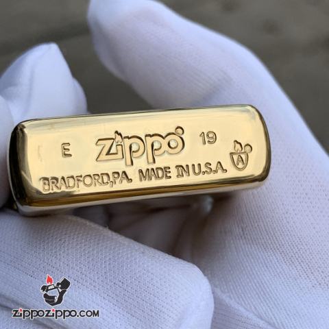 Zippo đồng Armor khắc hình kỷ niệm 40 năm thống nhất đất nước