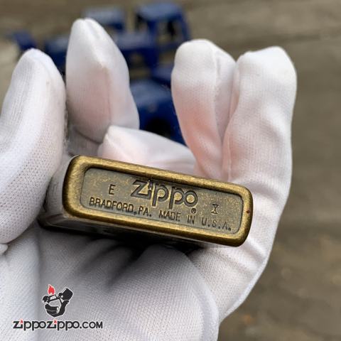 Zippo Đồng Cổ Biểu Tượng Máy Bay Mỹ SPIRIT Of ST.LOUIS