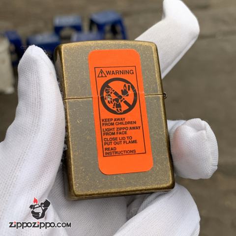 Zippo Đồng Cổ Biểu Tượng Máy Bay Mỹ SPIRIT Of ST.LOUIS