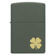 Zippo Four Leaf Clover Green Matte – 49796