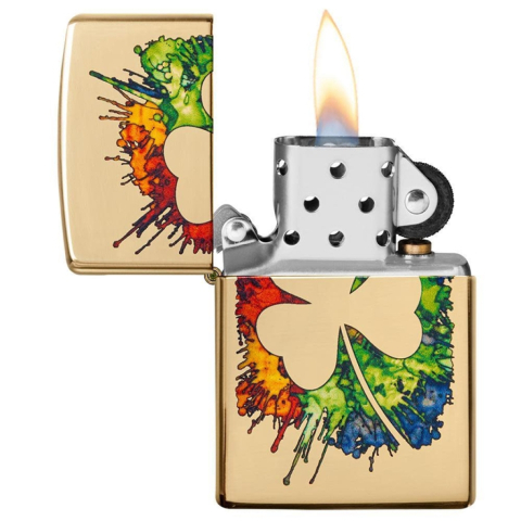 Zippo Graffiti Clover Design – 49125