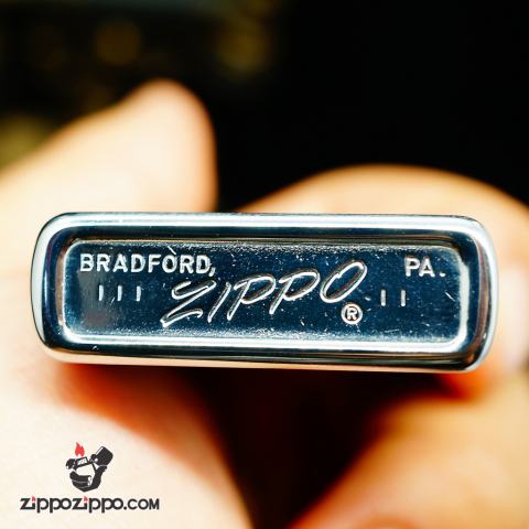 Zippo La mã bạc xước biểu tượng ARCO sản xuất năm 1969