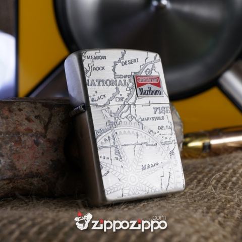 Zippo Malboro La Bàn đỏ