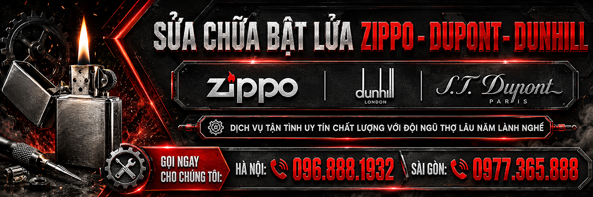 Sửa Chữa bật lửa zippo , bật lửa dupont , bật lửa gas , bật lửa khò