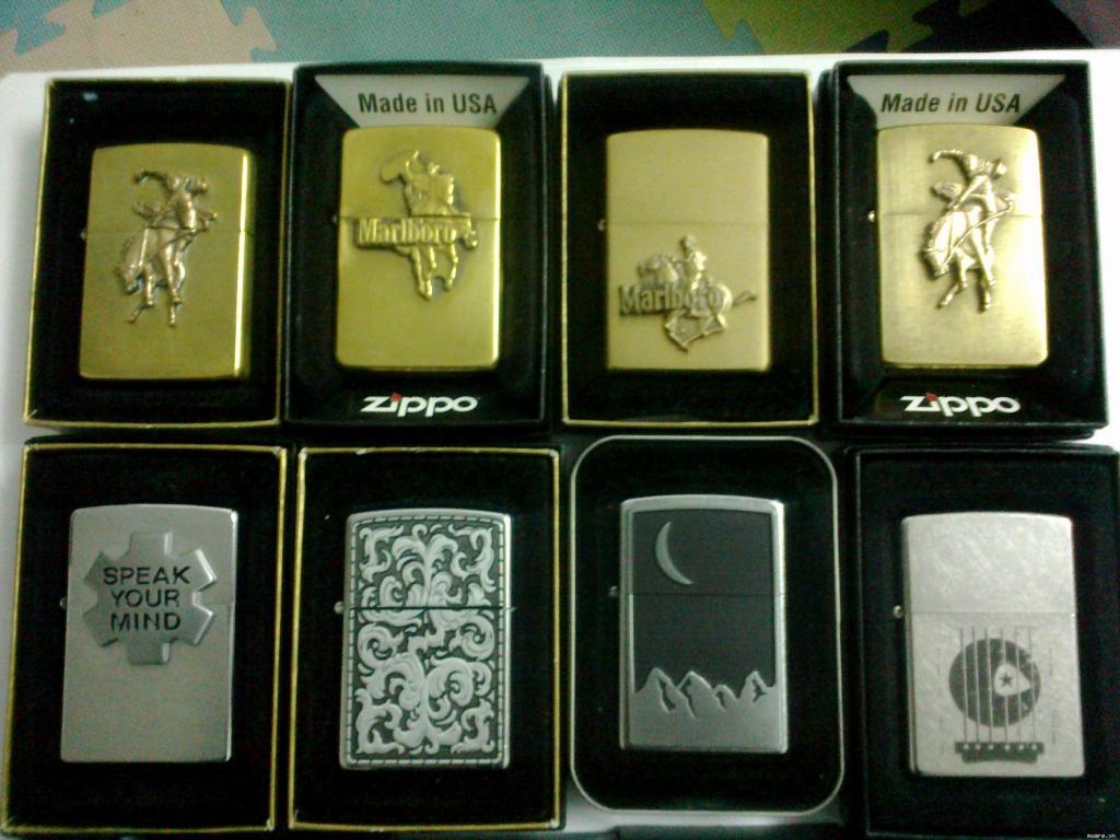 Bật lửa zippo chính hãng bật lửa với dòng zippo malboro 8